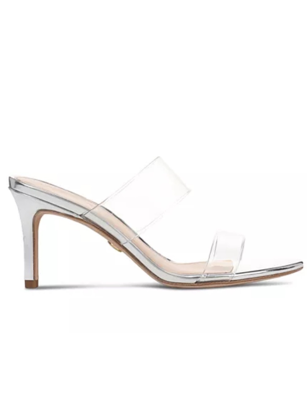 NEW Veronica Beard Asha 75 Sandals in Silver - Picture 2 of 11